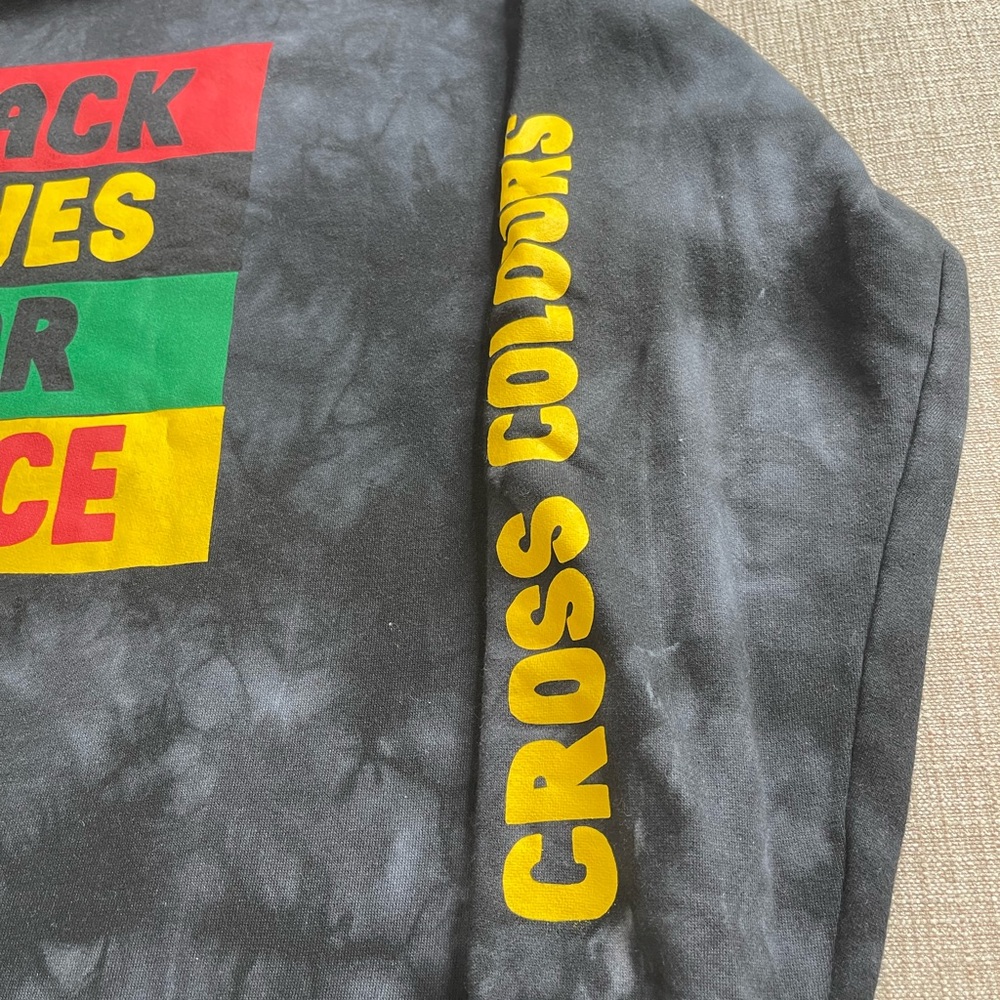 Cross Colours Black Hoodie with Multicolor Print - Picture 4 of 11